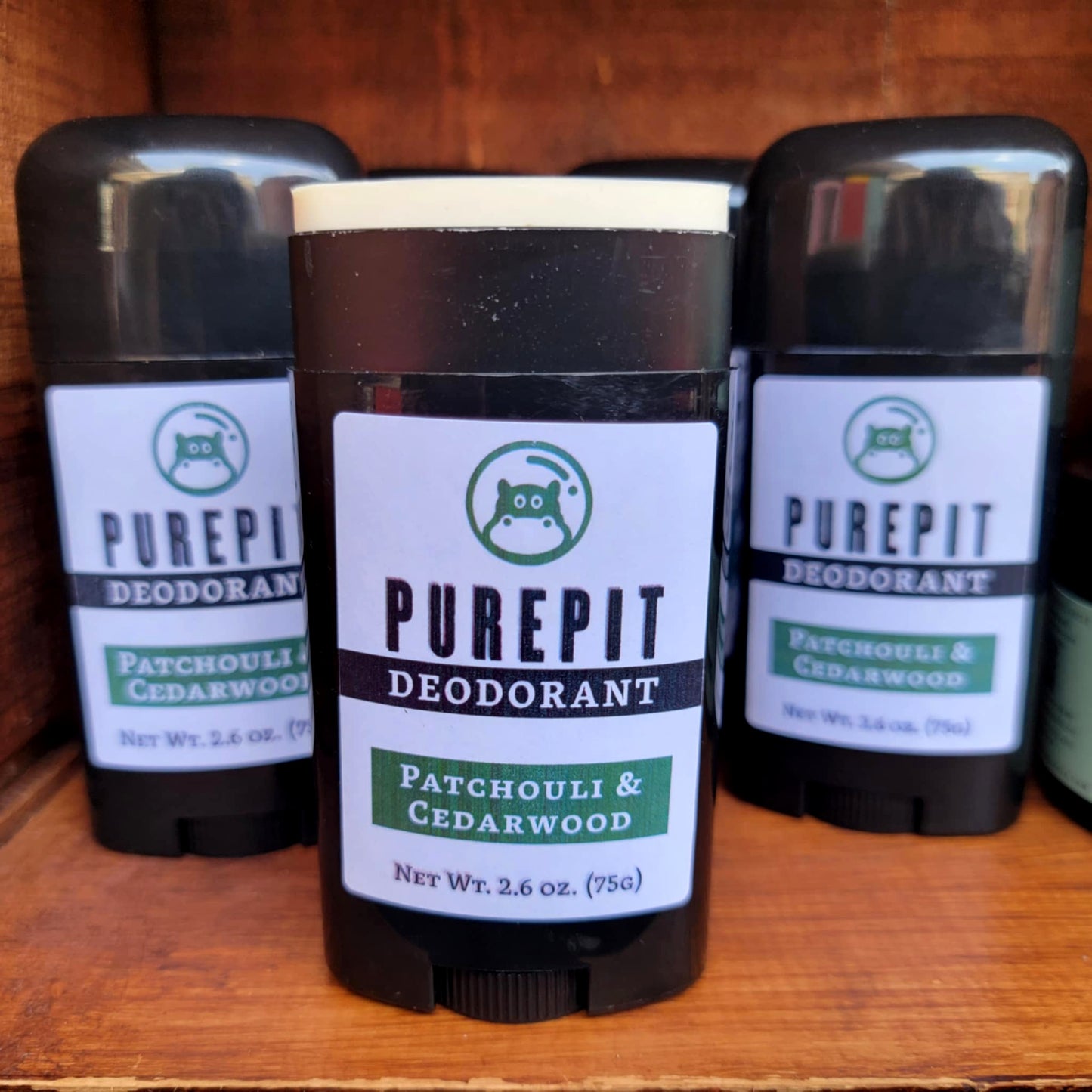 PurePit Natural Deodorant (Patchouli & Cedarwood)