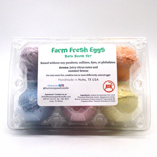 Farm Fresh Eggs Bath Bomb Set