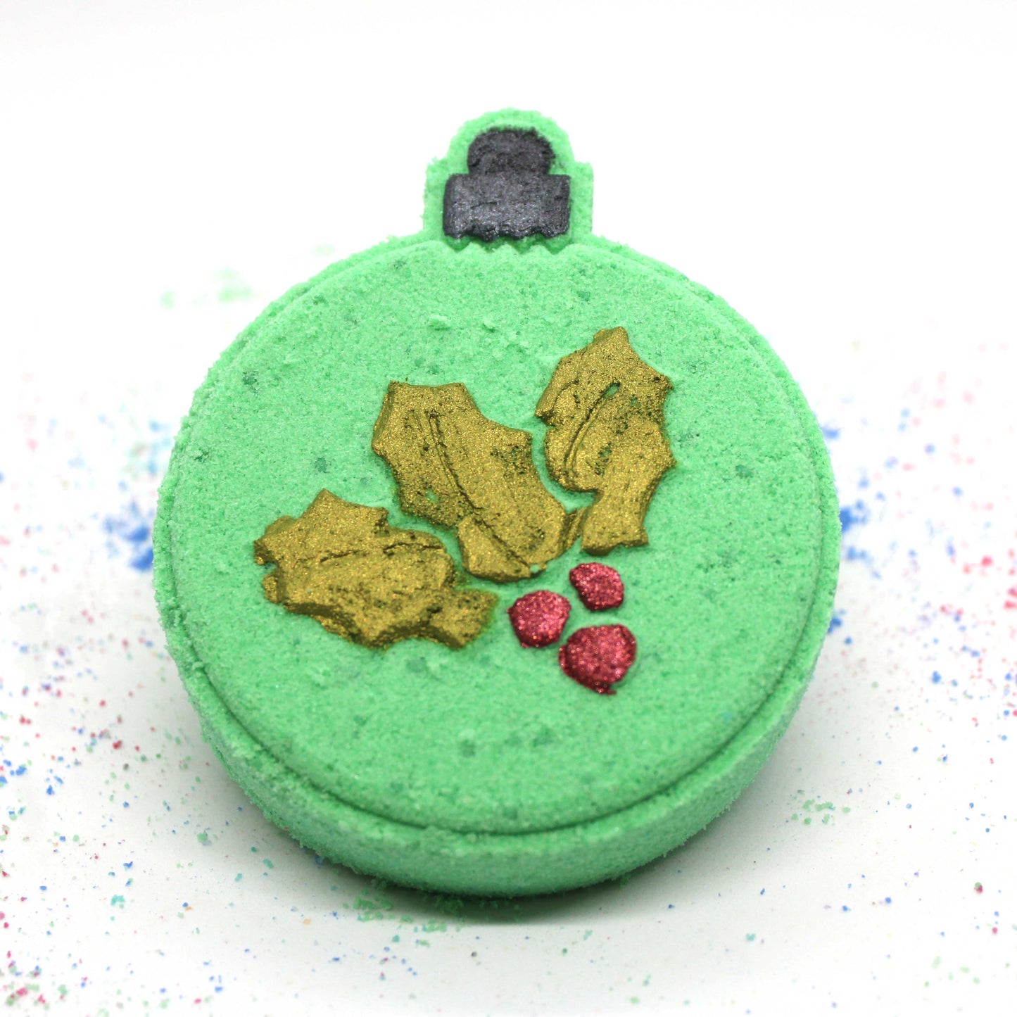 Holly Ornament Bath Bomb