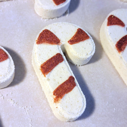 Candy Cane Bath Bomb