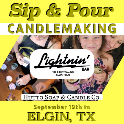Candlemaking Sip & Pour at Lightnin' Bar in Elgin