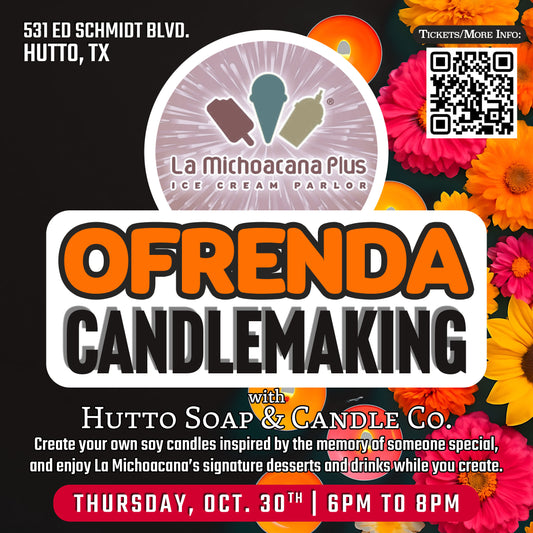 Ofrenda Candlemaking at La Michoacana Plus in Hutto