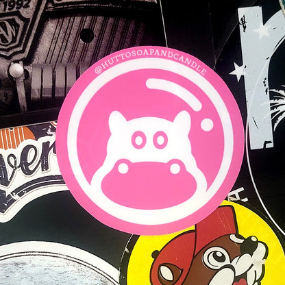 Pink Logo Sticker 2.5"