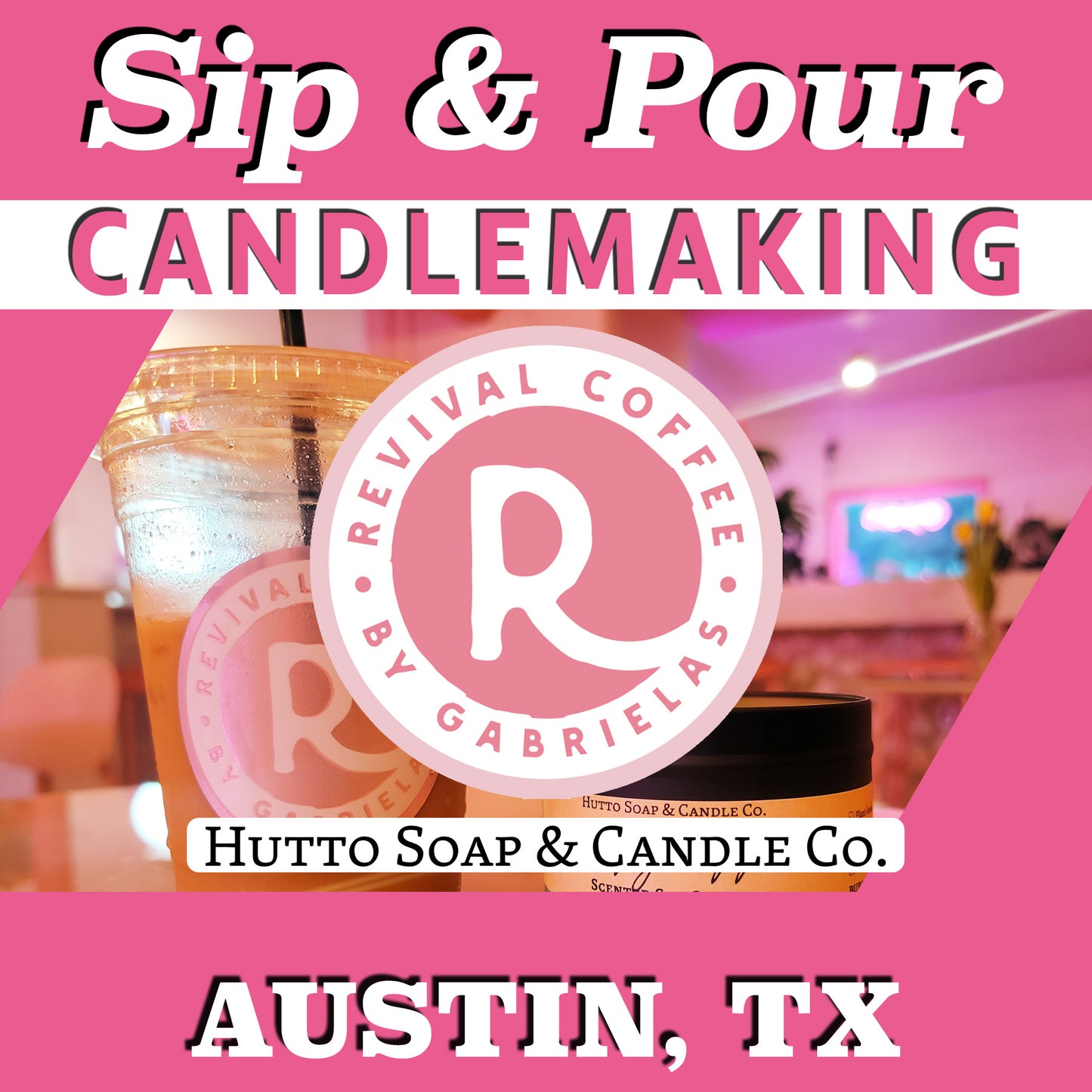 Candlemaking Sip & Pour at Revival Coffee