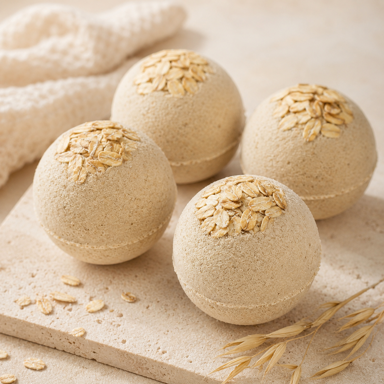 Soothing Oats Bath Bomb