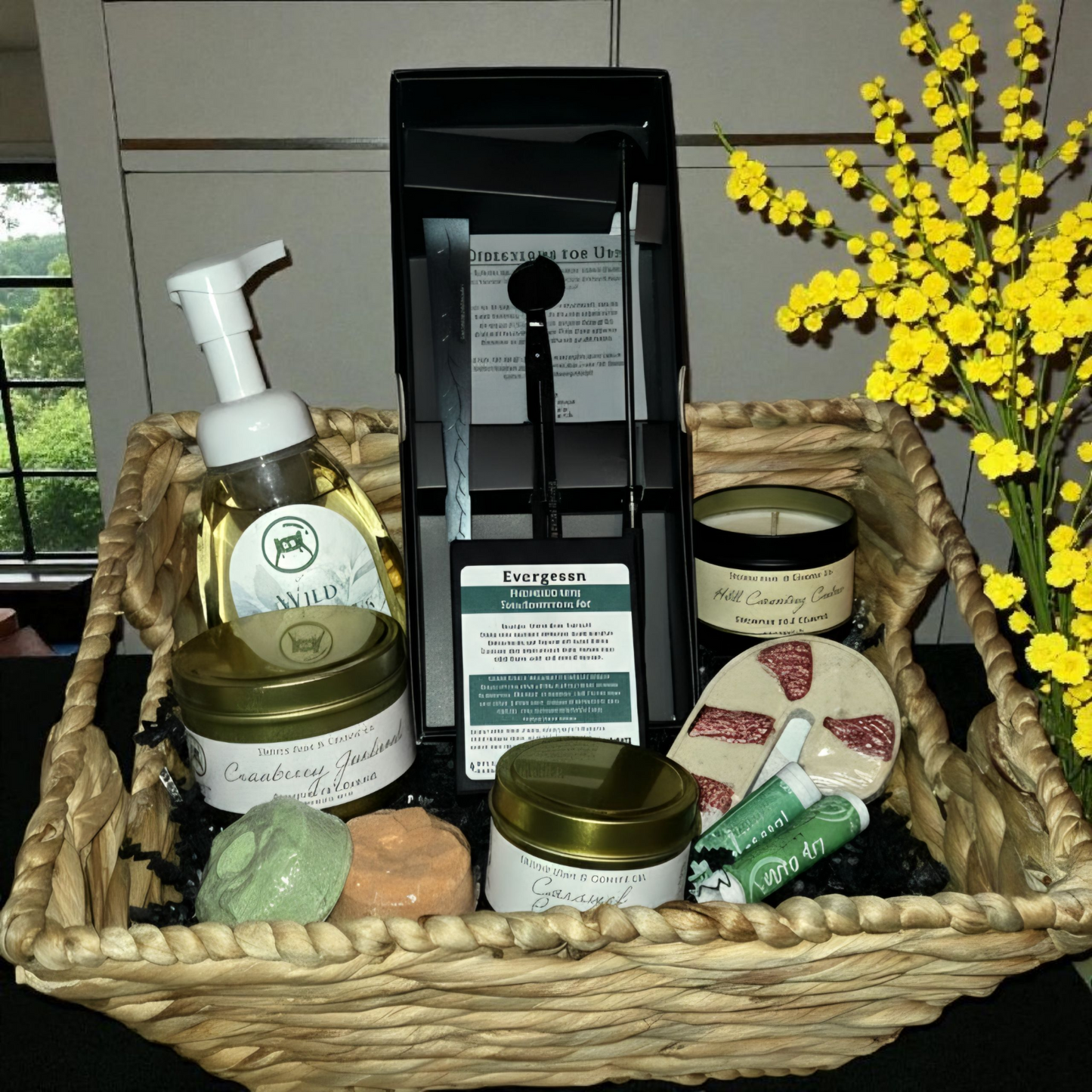 Handmade Gift Basket – Candles, Soaps & Self-Care Essentials