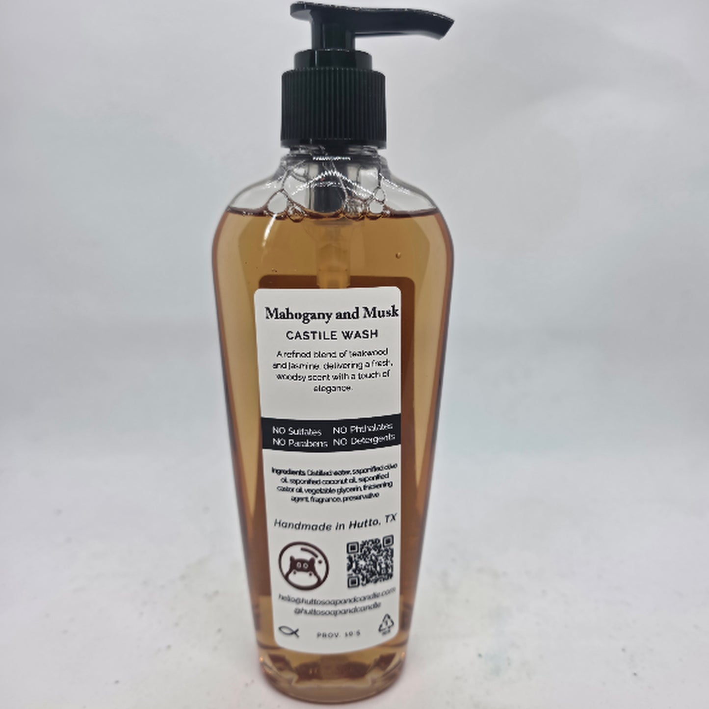 Mahogany and Musk All-Over Castile Wash