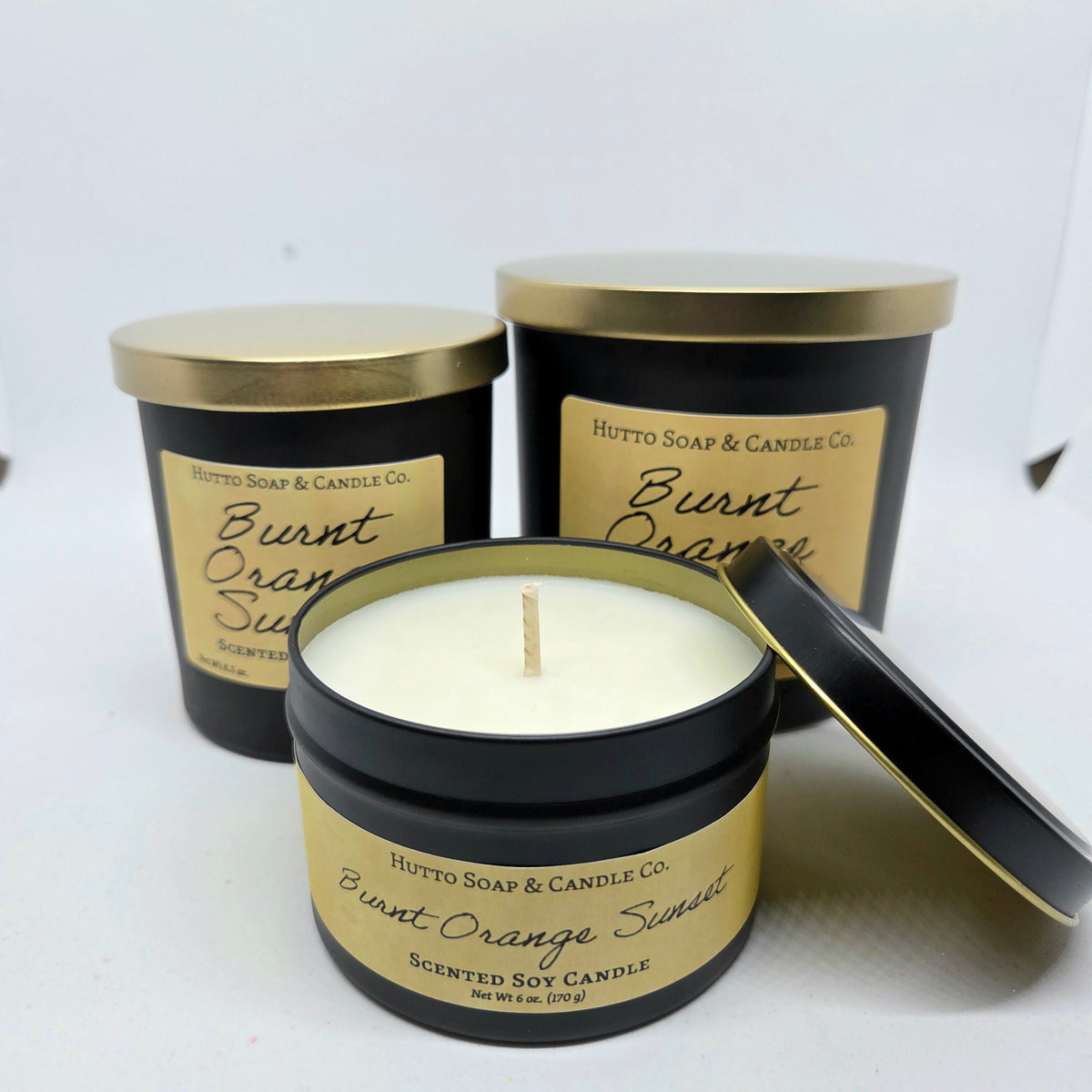 Burnt Orange Sunset Candle