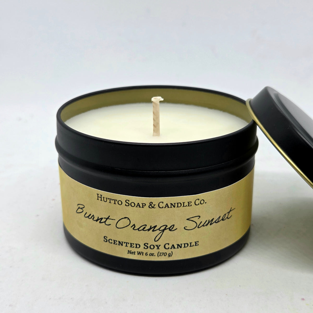 Burnt Orange Sunset Candle