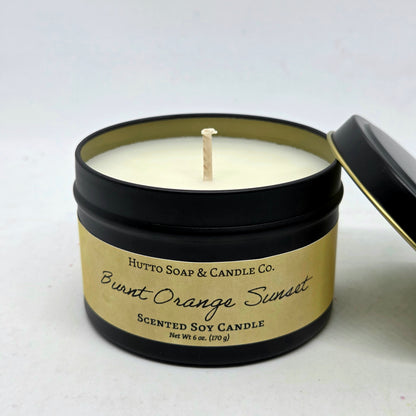 Burnt Orange Sunset Candle