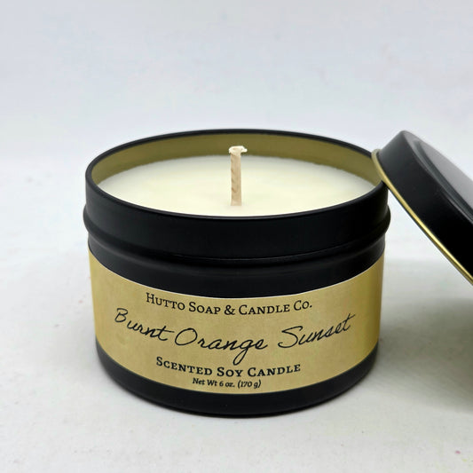 Burnt Orange Sunset Candle