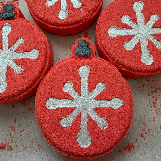 Snowflake Ornament Bath Bomb