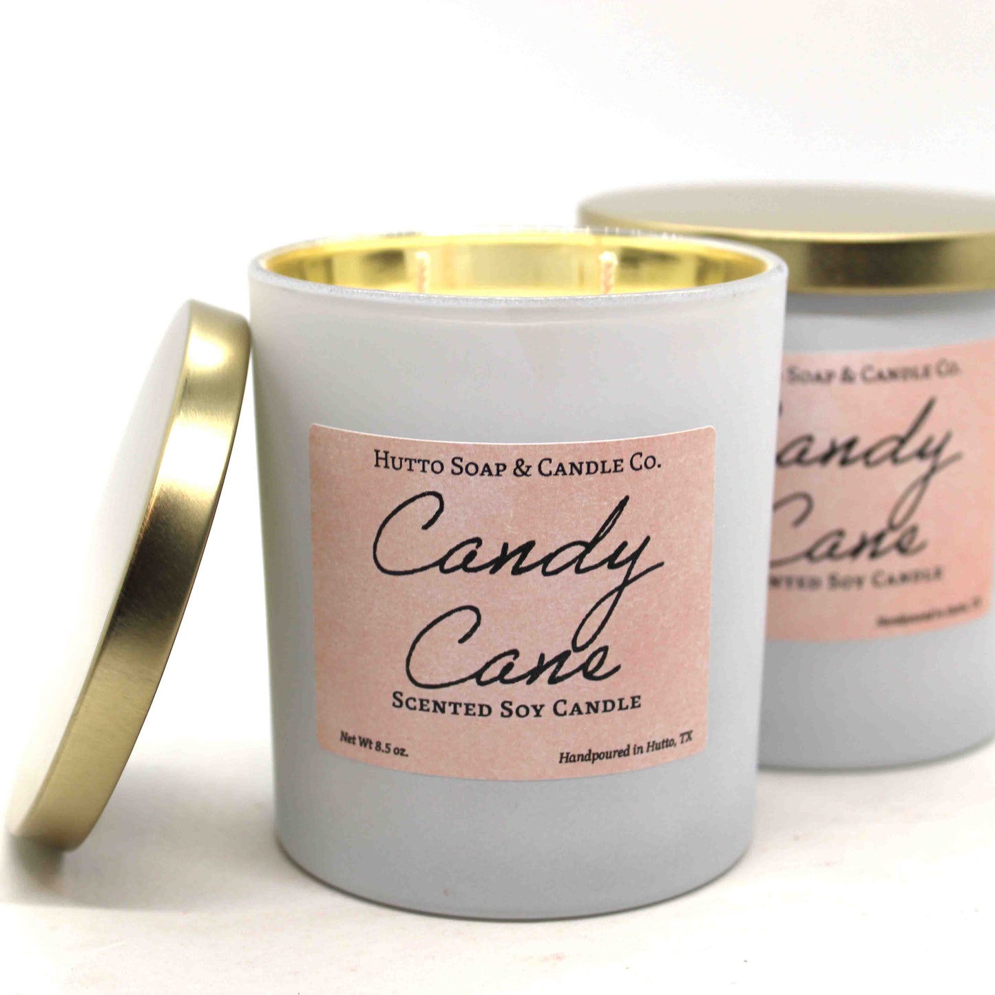 Candy Cane Candle