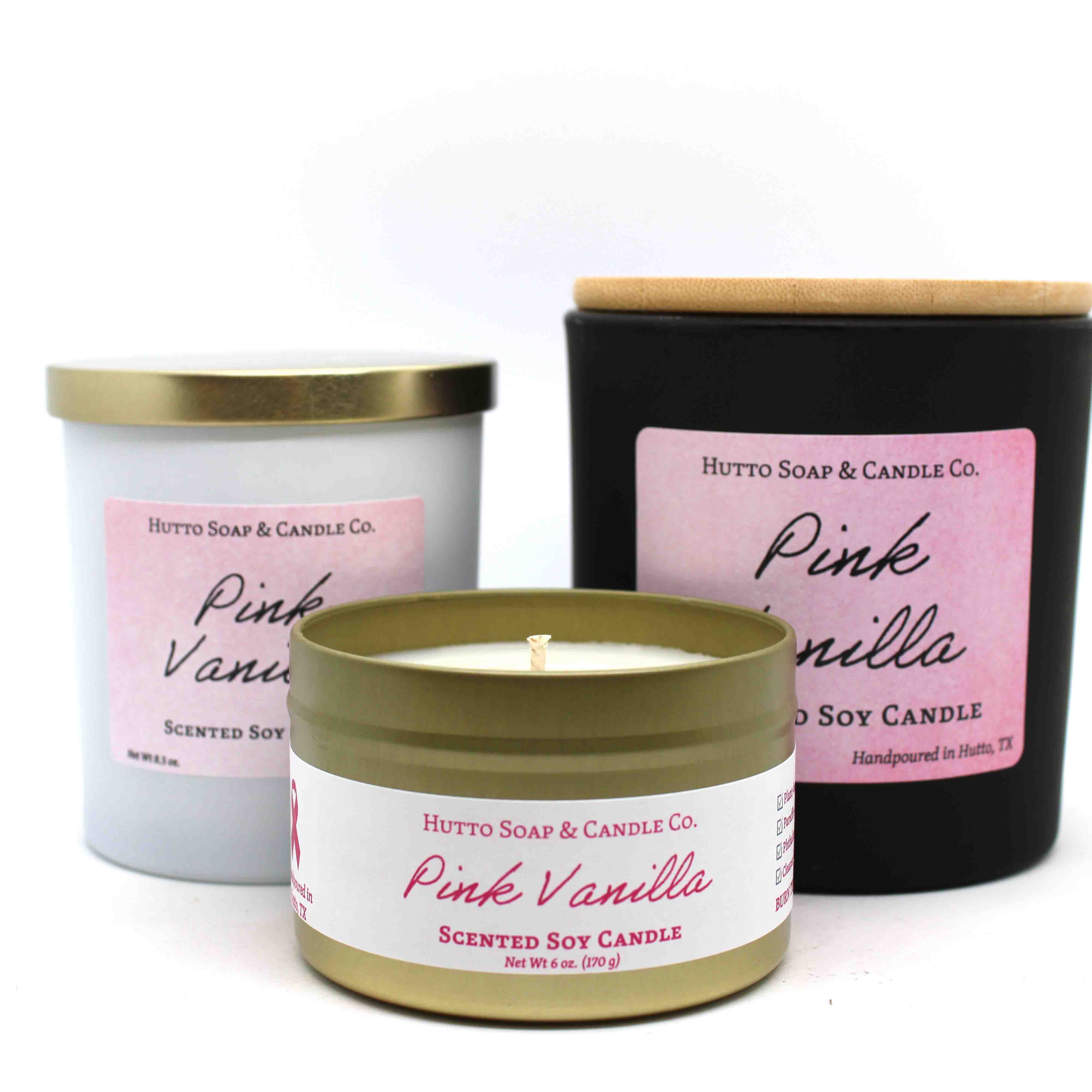 Pink lilac and deals vanilla candles